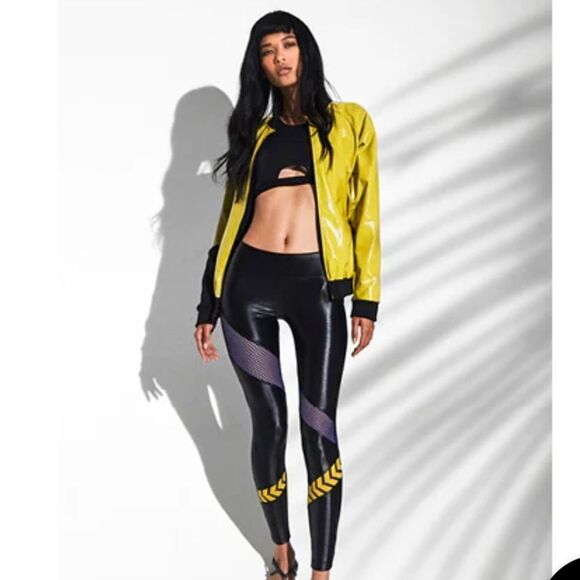 Koral  Gilded Vinyl Jacket - Picture 1 of 12